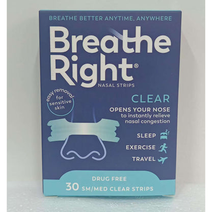Breathing Right Nasal Strips for Comfortable Airflow