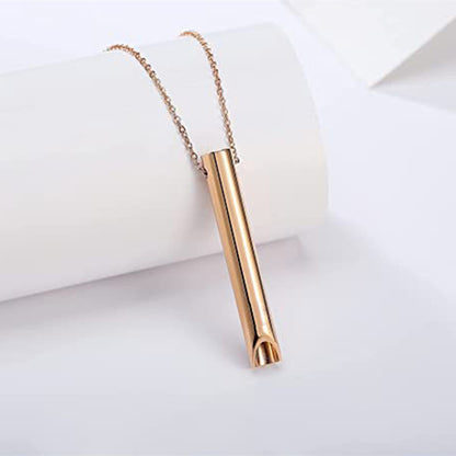 Breathing Therapy Whistle Necklace
