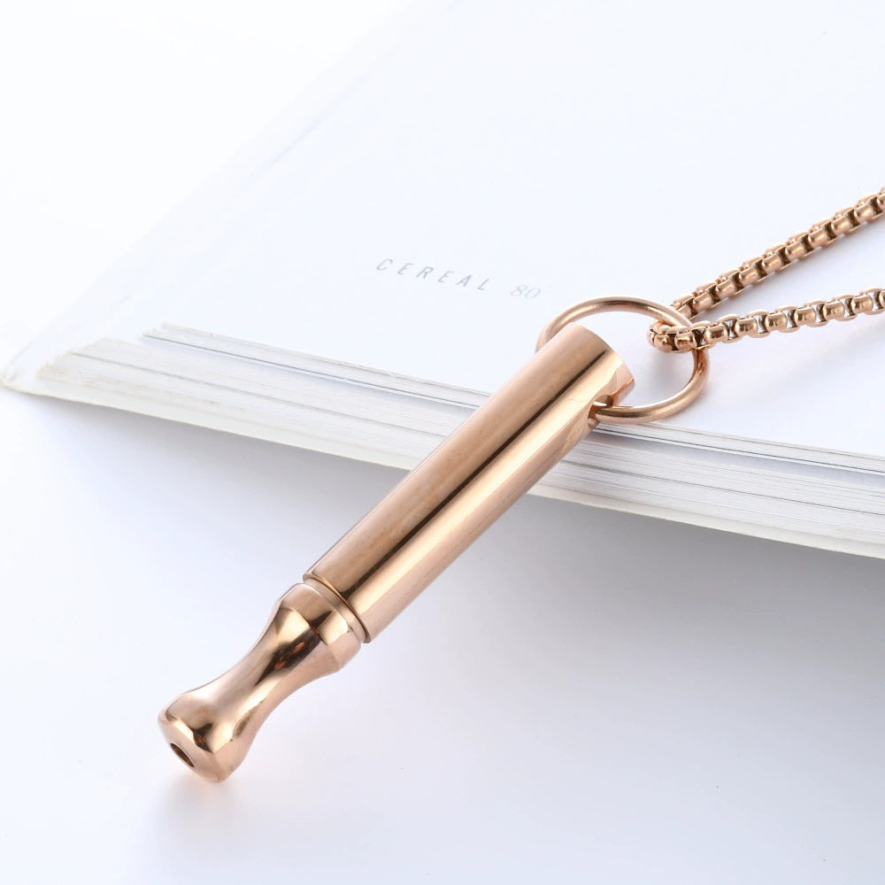 Breathing Therapy Whistle Necklace