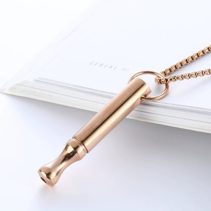 Breathing Therapy Whistle Necklace
