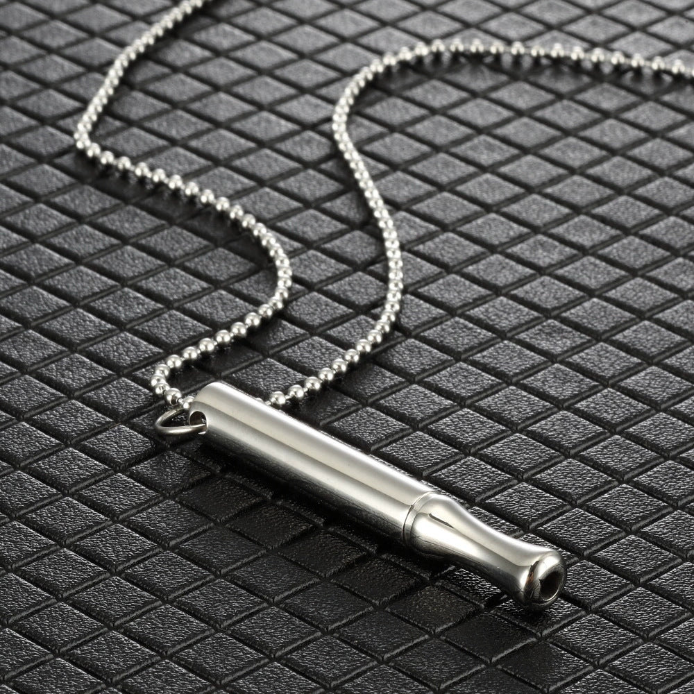 Breathing Therapy Whistle Necklace