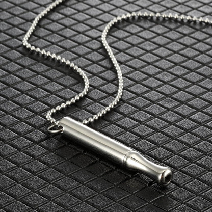 Breathing Therapy Whistle Necklace