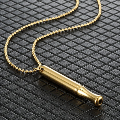 Breathing Therapy Whistle Necklace
