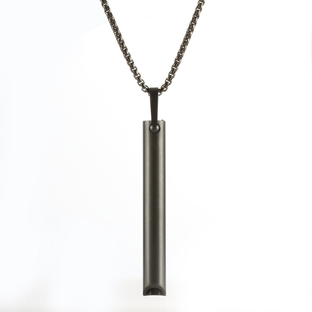 Breathing Therapy Whistle Necklace