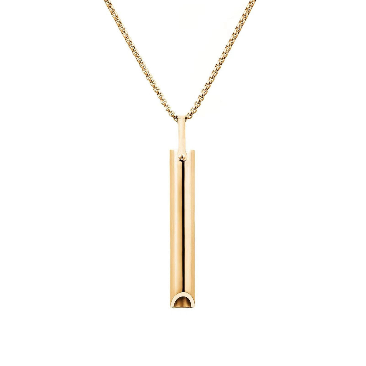 Breathing Therapy Whistle Necklace