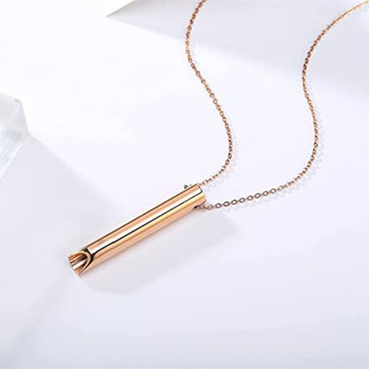 Breathing Therapy Whistle Necklace