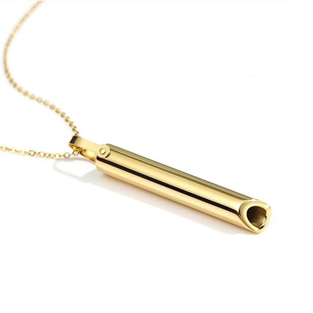 Breathing Therapy Whistle Necklace