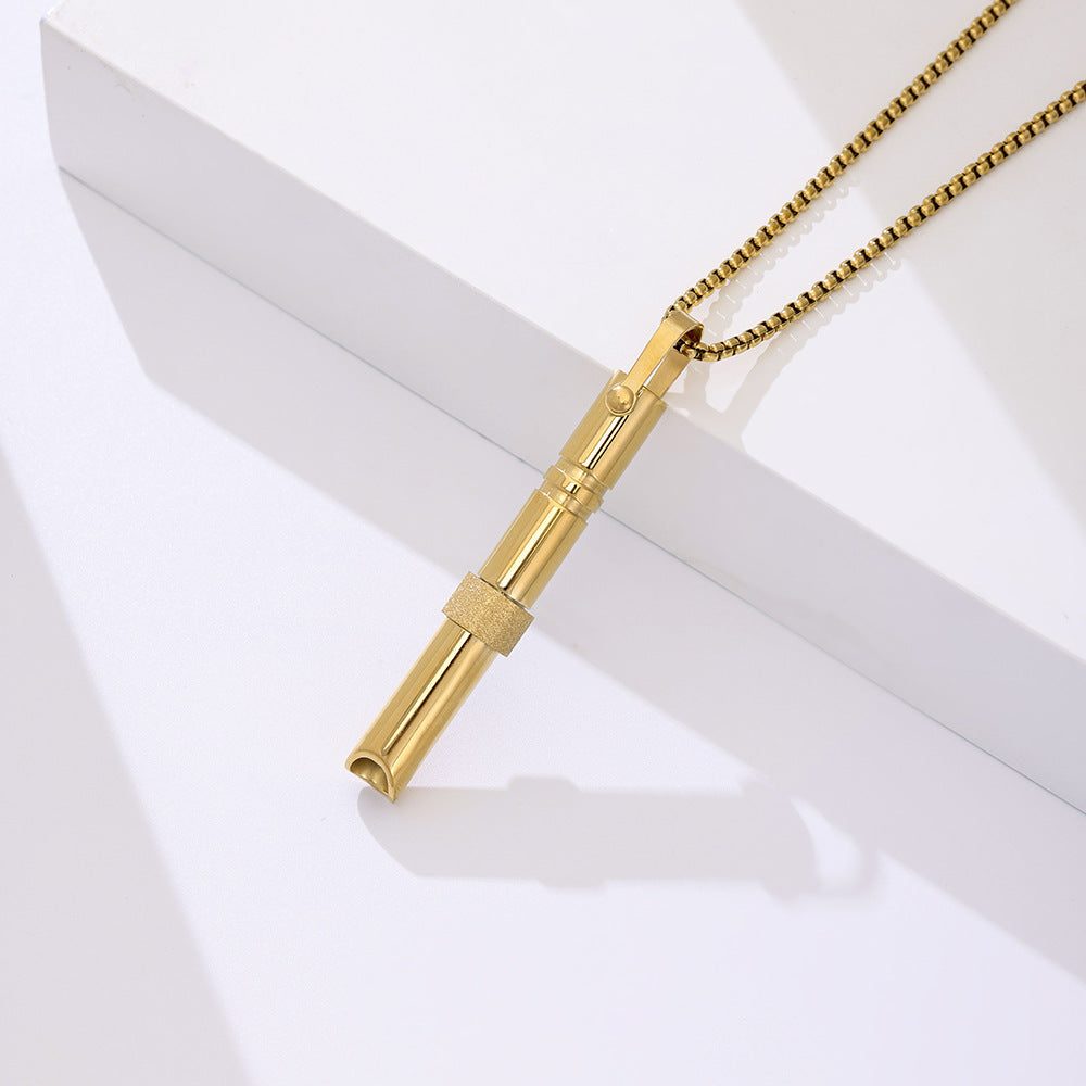 Breathing Therapy Whistle Necklace