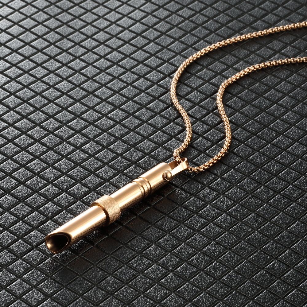Breathing Therapy Whistle Necklace