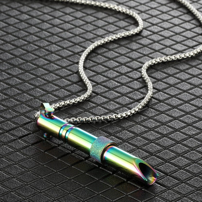 Breathing Therapy Whistle Necklace