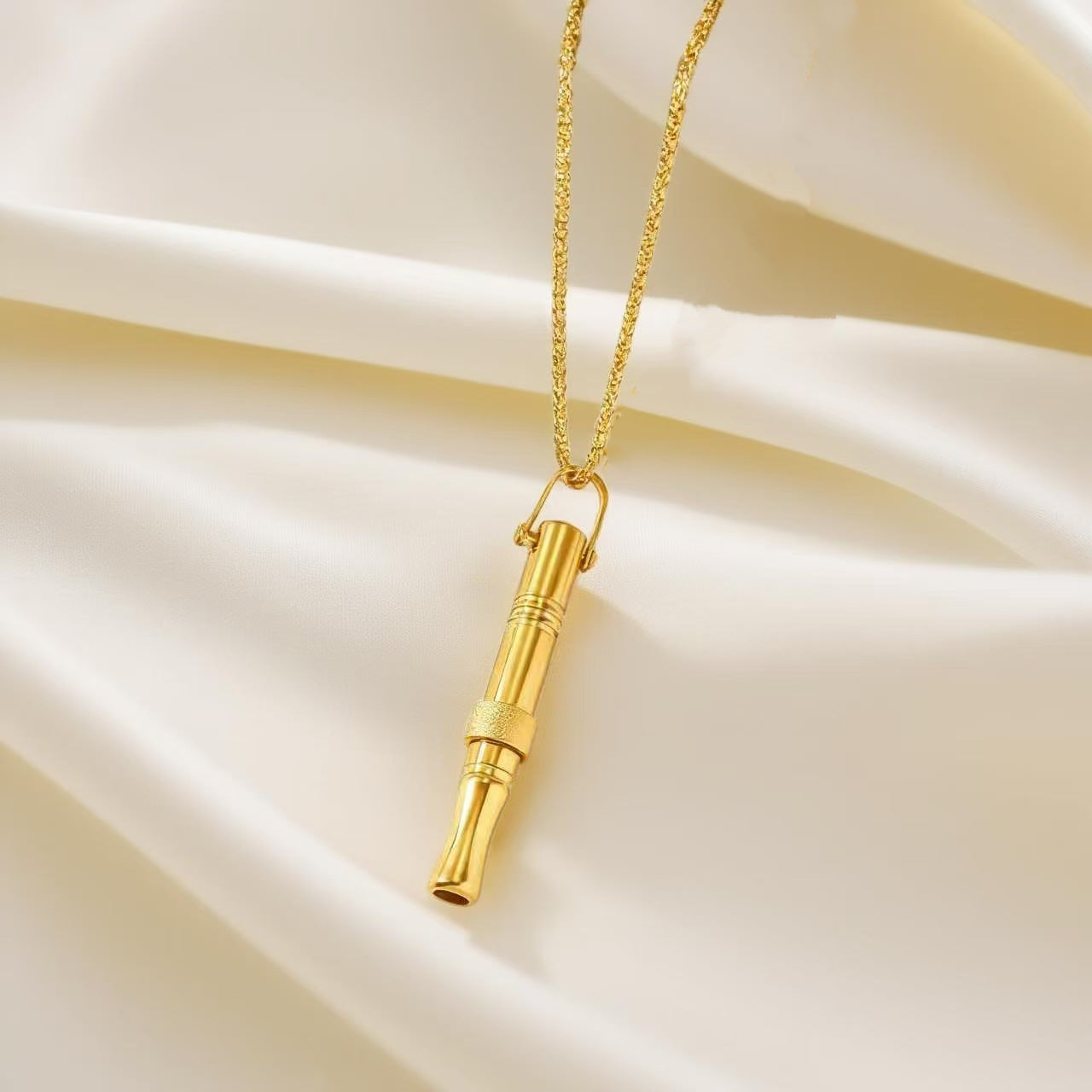 Breathing Therapy Whistle Necklace