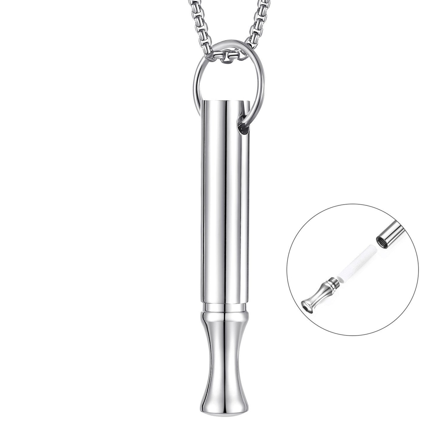 Breathing Therapy Whistle Necklace
