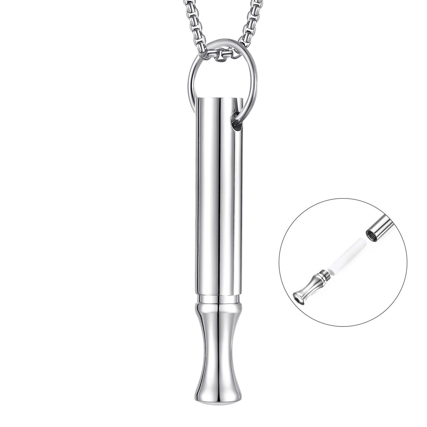 Breathing Therapy Whistle Necklace