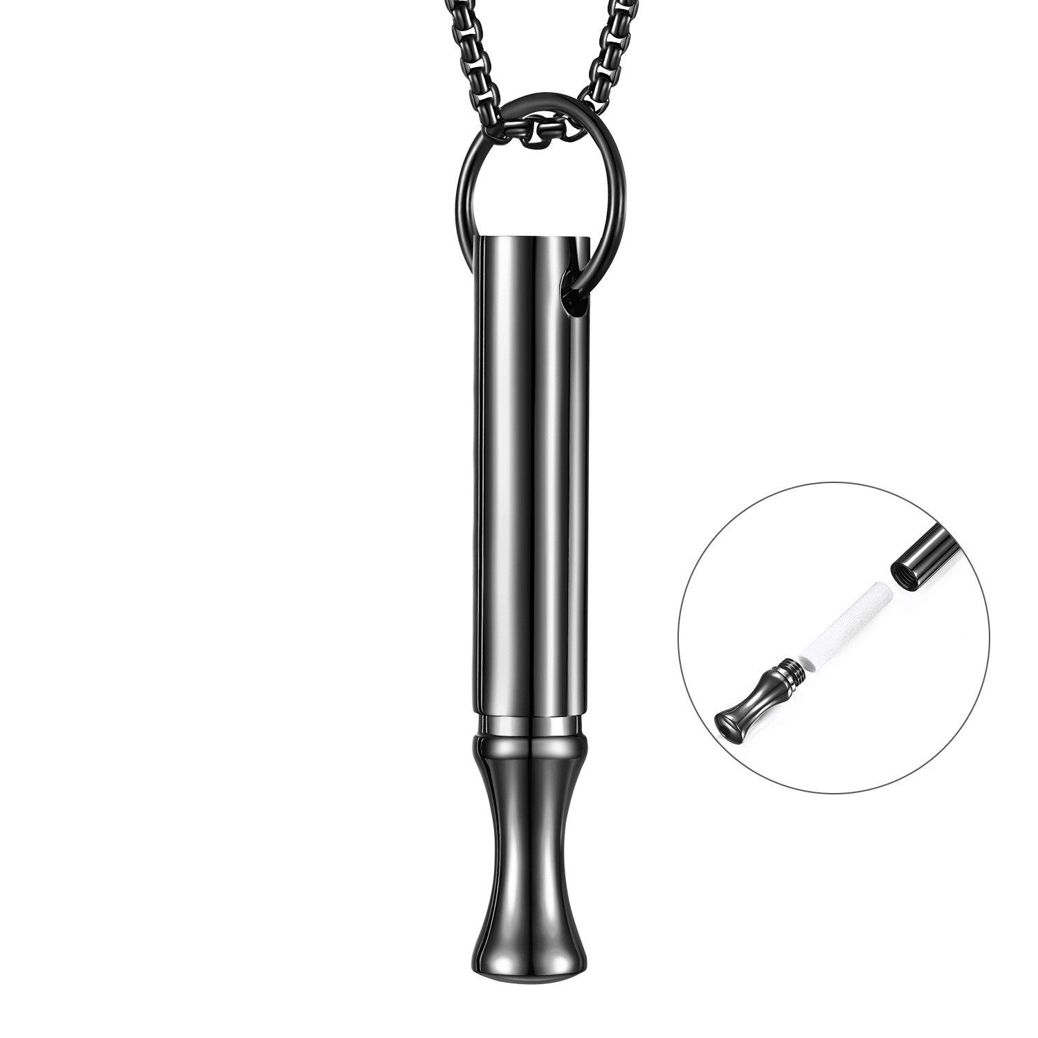 Breathing Therapy Whistle Necklace