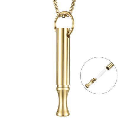 Breathing Therapy Whistle Necklace