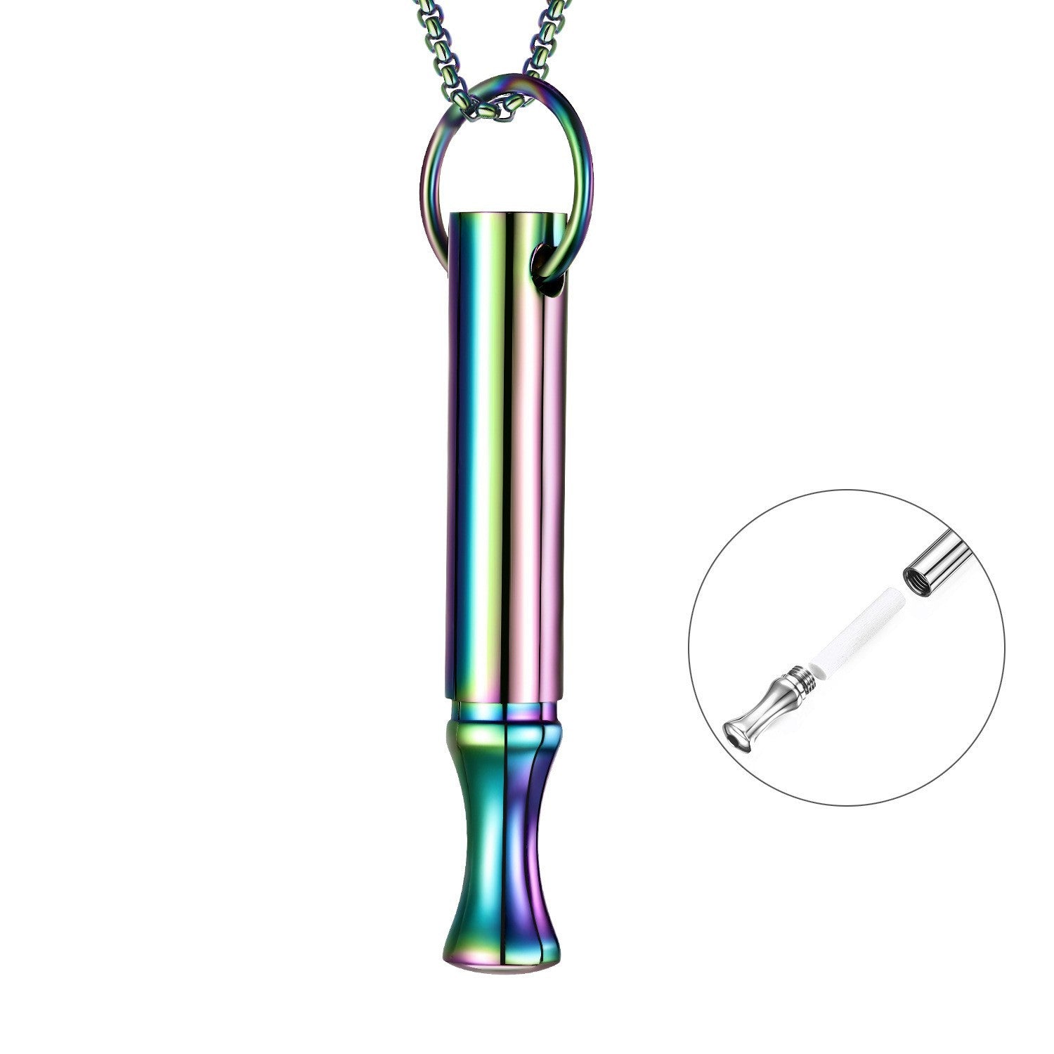 Breathing Therapy Whistle Necklace