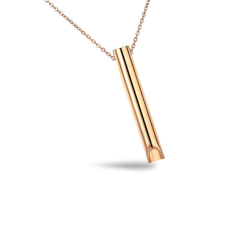 Breathing Therapy Whistle Necklace