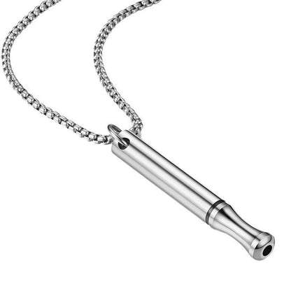 Breathing Therapy Whistle Necklace