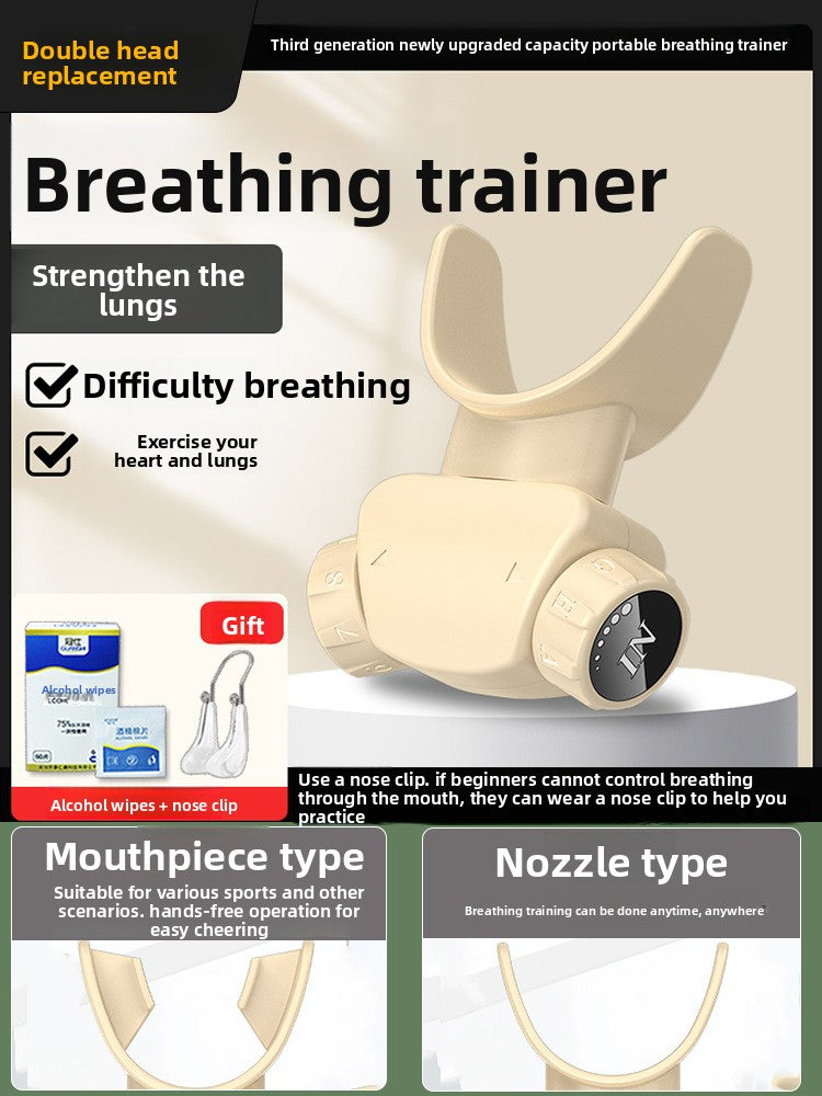Breathing trainer