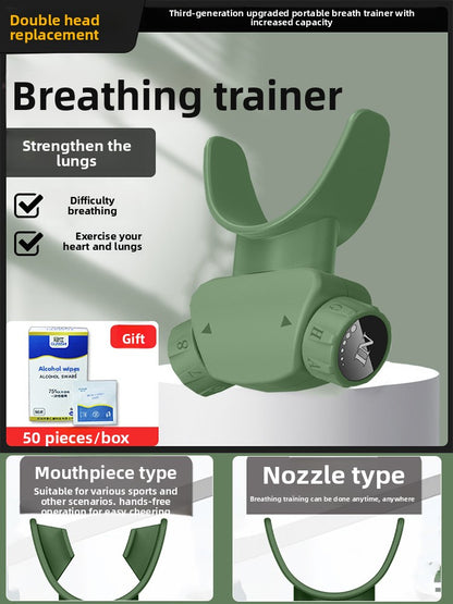 Breathing trainer