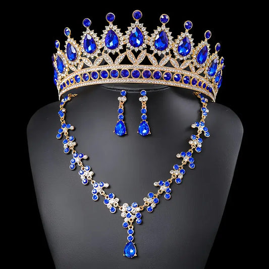 Bridal Crown and Necklace Set