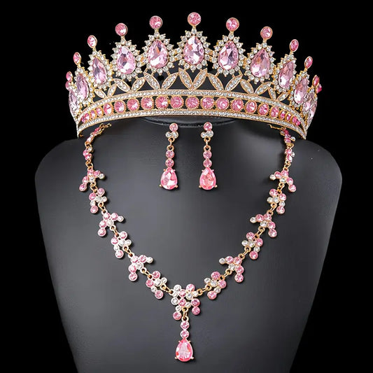 Bridal Crown and Necklace Set