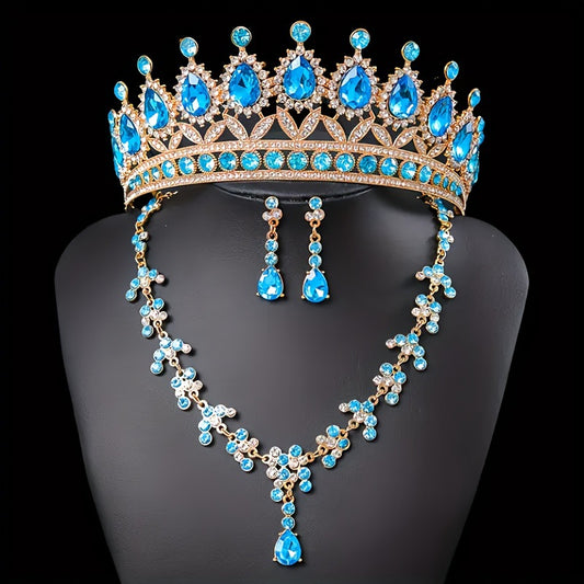 Bridal Crown and Necklace Set
