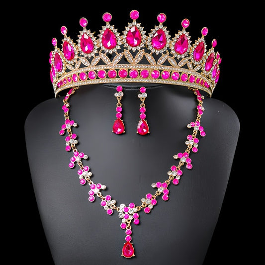 Bridal Crown and Necklace Set