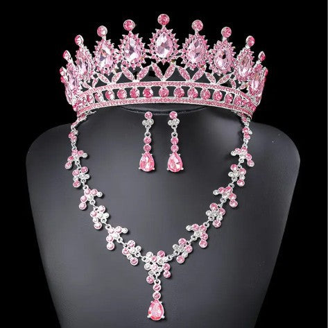 Bridal Crown and Necklace Set