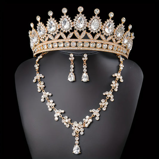 Bridal Crown and Necklace Set