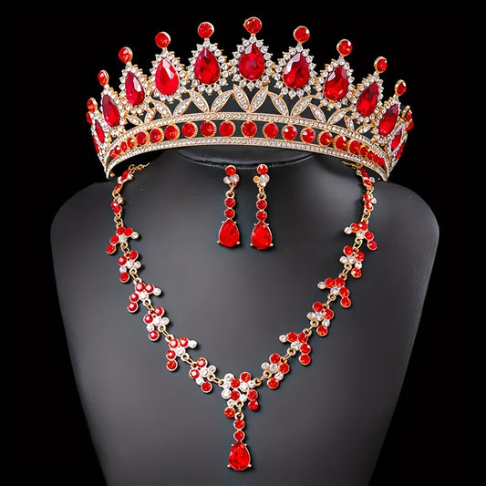 Bridal Crown and Necklace Set
