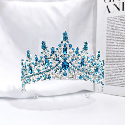 Bridal Crown Headband Wedding Dress Accessories Elegant Crystal Bridal Crown Hair Accessories