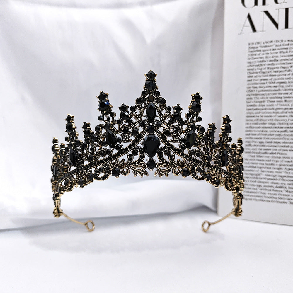 Bridal Crown Headband Wedding Dress Accessories Elegant Crystal Bridal Crown Hair Accessories