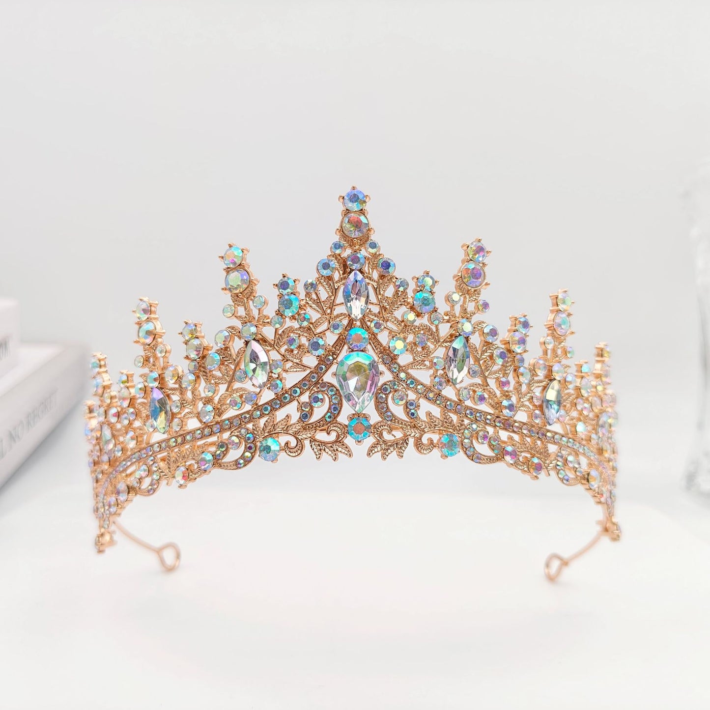 Bridal Crown Headband Wedding Dress Accessories Elegant Crystal Bridal Crown Hair Accessories