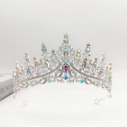 Bridal Crown Headband Wedding Dress Accessories Elegant Crystal Bridal Crown Hair Accessories