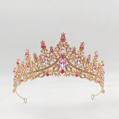 Bridal Crown Headband Wedding Dress Accessories Elegant Crystal Bridal Crown Hair Accessories