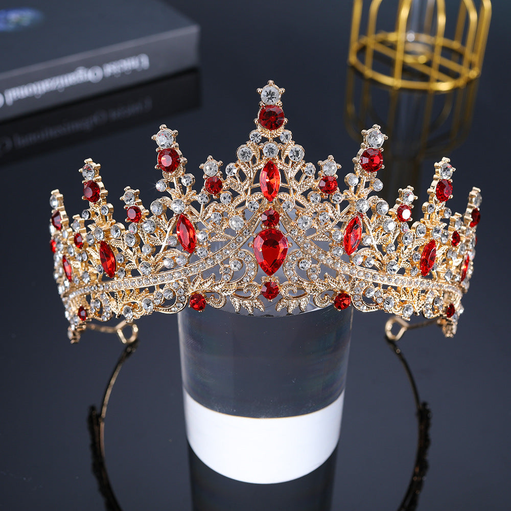 Bridal Crown Headband Wedding Dress Accessories Elegant Crystal Bridal Crown Hair Accessories