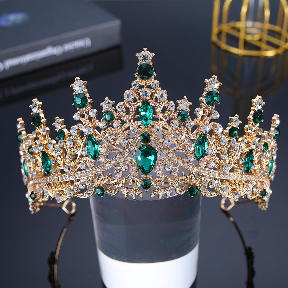 Bridal Crown Headband Wedding Dress Accessories Elegant Crystal Bridal Crown Hair Accessories