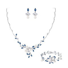 Blue white