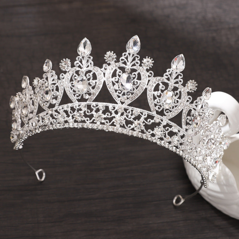 Bridal Tiara Alloy Crystal Crown Headband