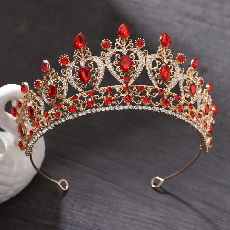 Bridal Tiara Alloy Crystal Crown Headband