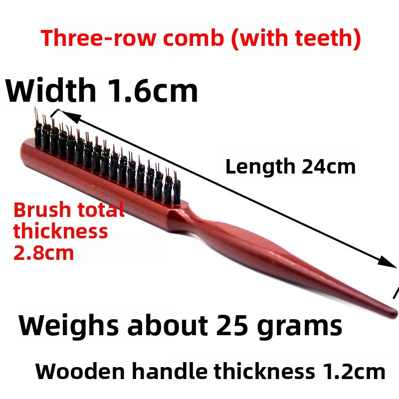 Bristle hair comb