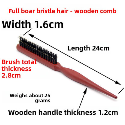 Bristle hair comb