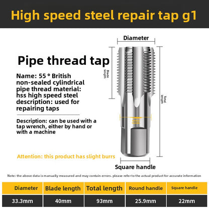 British standard cylindrical pipe thread taps
