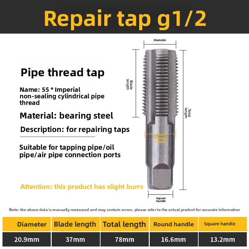 British standard cylindrical pipe thread taps