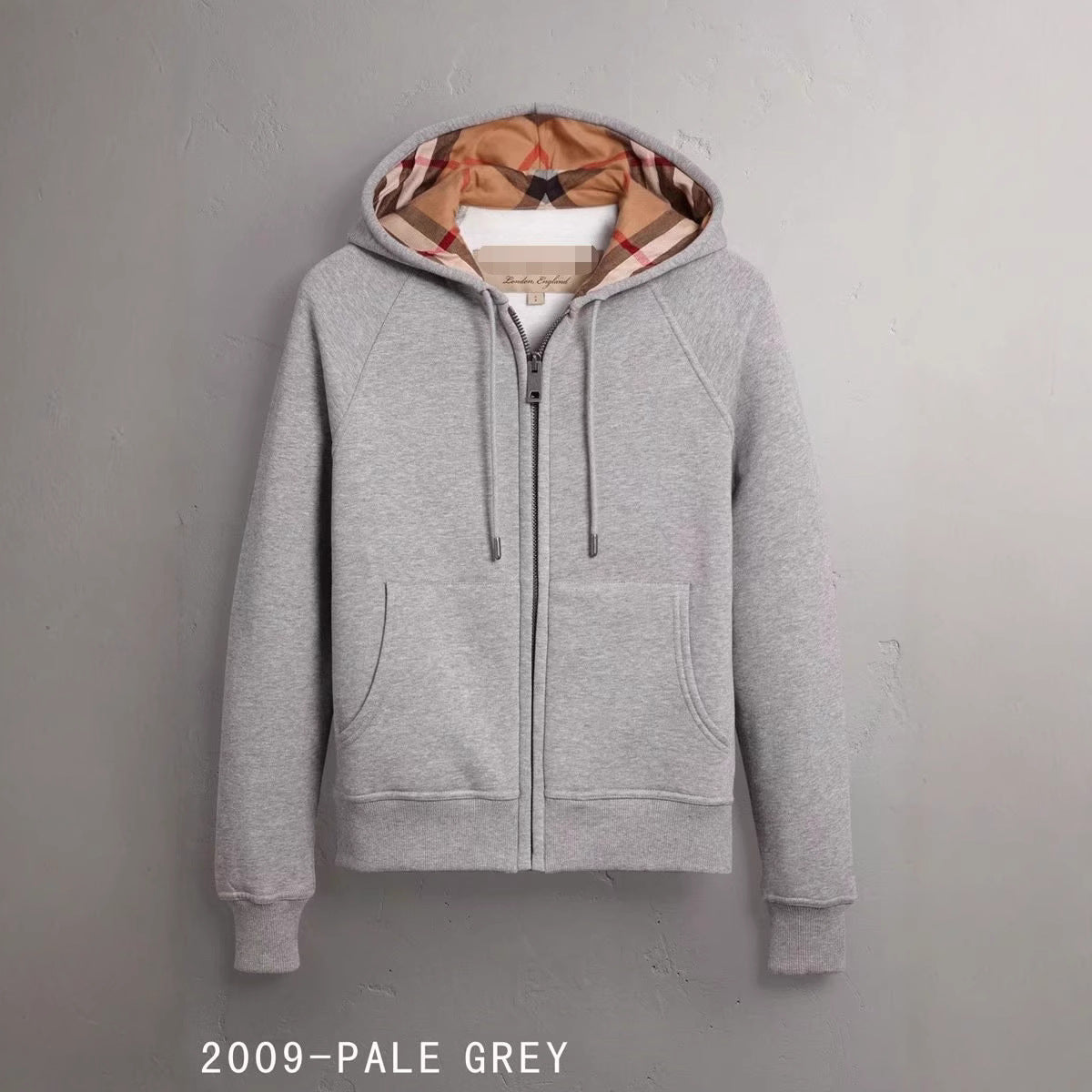 British Style Hooded Womens Cardigan Sweatshirt