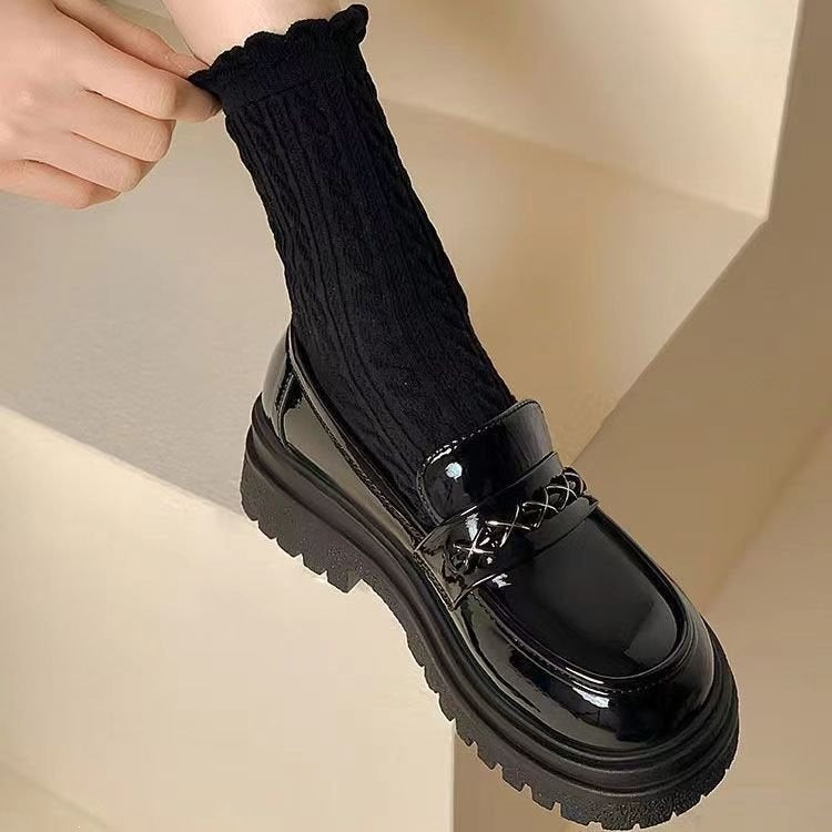 British Style Women's Leather Shoes