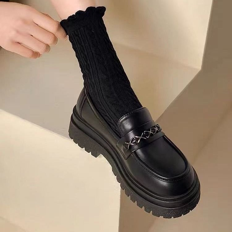 British Style Women's Leather Shoes