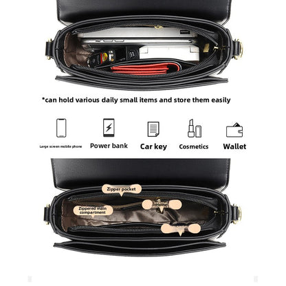 Broadband cross-body saddle bag