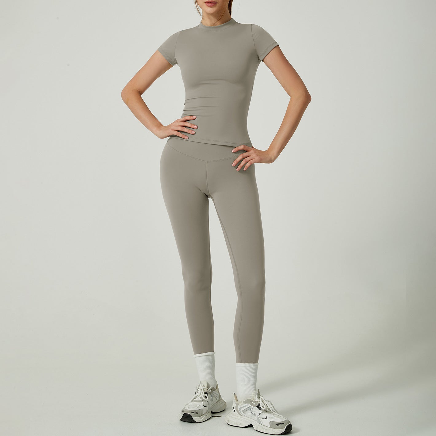 Brocade Silk Yoga Sports Suit